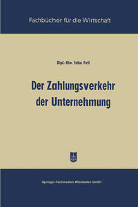 Vorderes Coverbild Der Zahlungsverkehr der Unternehmung
