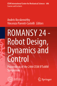 Vorderes Coverbild ROMANSY 24 - Robot Design, Dynamics and Control