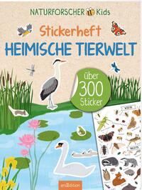 Vorderes Coverbild Naturforscher-Kids – Stickerheft Heimische Tierwelt