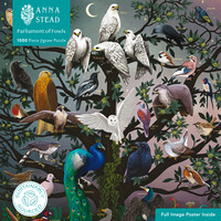 Vorderes Coverbild Puzzle – Anna Stead, Parlament der Vögel