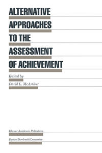 Vorderes Coverbild Alternative Approaches to the Assessment of Achievement