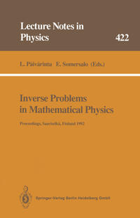 Vorderes Coverbild Inverse Problems in Mathematical Physics