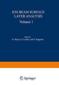 Vorderes Coverbild Ion Beam Surface Layer Analysis
