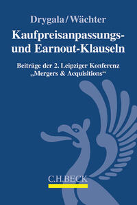Vorderes Coverbild Kaufpreisanpassungs- und Earnout-Klauseln bei M&A-Transaktionen