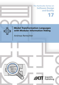 Vorderes Coverbild Model Transformation Languages with Modular Information Hiding