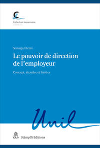 Vorderes Coverbild Le pouvoir de direction de l’employeur