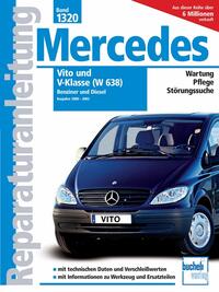 Vorderes Coverbild Mercedes Vito und V-Klasse Serie W638 2000-2003 Benziner und Diesel