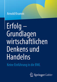 Vorderes Coverbild Erfolg – Grundlagen wirtschaftlichen Denkens und Handelns