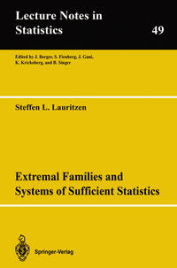 Vorderes Coverbild Extremal Families and Systems of Sufficient Statistics