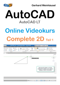 Vorderes Coverbild AutoCAD / AutoCAD LT Online Videokurs: Complete 2D Teil 1