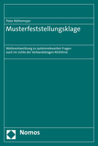 Vorderes Coverbild Musterfeststellungsklage