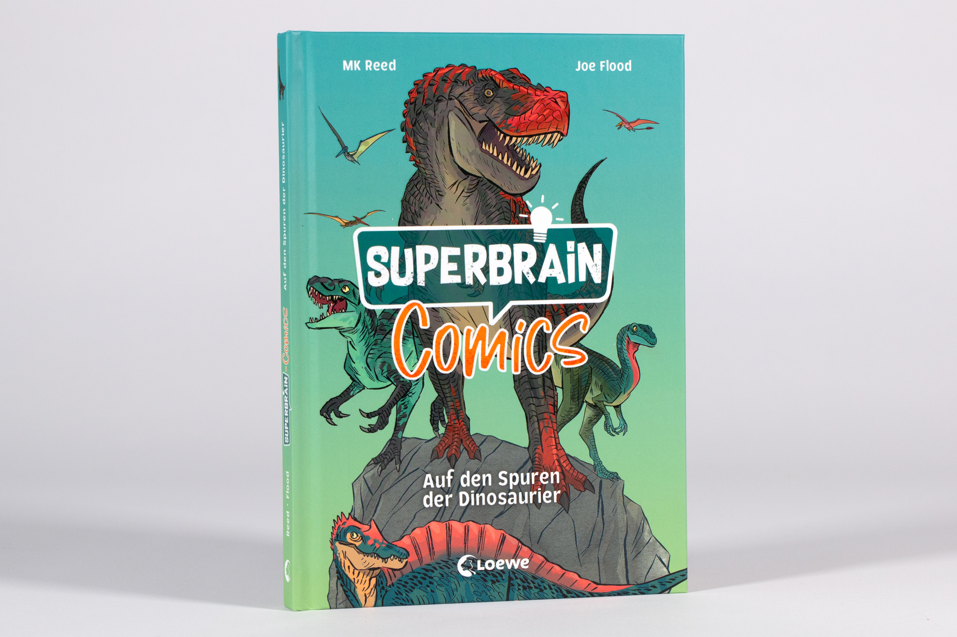 Beispielinhalt (Bild) Superbrain-Comics - Auf den Spuren der Dinosaurier