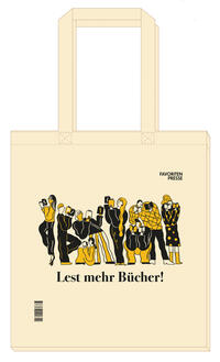 Vorderes Coverbild Künstlertasche „Lest mehr Bücher!“