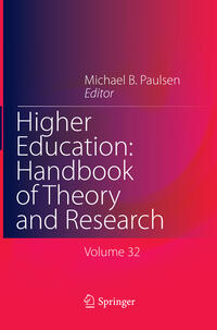 Vorderes Coverbild Higher Education: Handbook of Theory and Research