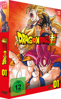 Vorderes Coverbild Dragonball Super - 1. Arc: Kampf der Götter - Episoden 1-17 (3 DVDs)