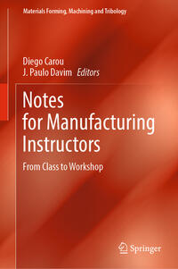 Vorderes Coverbild Notes for Manufacturing Instructors