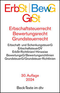 Vorderes Coverbild Erbschaftsteuerrecht / Bewertungsrecht / Grundsteuerrecht