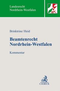 Vorderes Coverbild Beamtenrecht Nordrhein-Westfalen