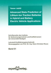 Vorderes Coverbild Advanced State Prediction of Lithium-Ion Traction Batteries in Hybrid and Battery Electric Vehicle Applications