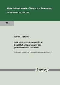 Vorderes Coverbild Informationssystemgestützte Substitutionsprüfung in der produzierenden Industrie