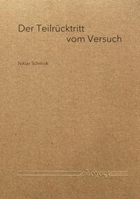 Vorderes Coverbild Der Teilrücktritt vom Versuch