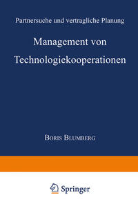 Vorderes Coverbild Management von Technologiekooperationen