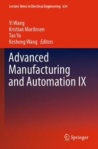 Vorderes Coverbild Advanced Manufacturing and Automation IX