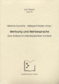 Vorderes Coverbild Werbung und Werbesprache