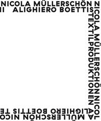 Vorderes Coverbild Alighiero Boettis Textilproduktionen