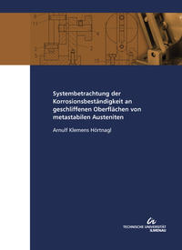 Vorderes Coverbild Systembetrachtung der Korrosionsbeständigkeit an geschliffenen Oberflächen von metastabilen Austeniten