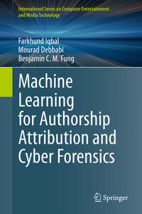 Vorderes Coverbild Machine Learning for Authorship Attribution and Cyber Forensics