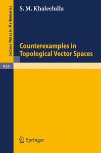 Vorderes Coverbild Counterexamples in Topological Vector Spaces
