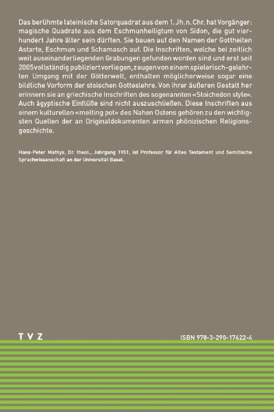 Rückseitencover Das Astarte-Quadrat