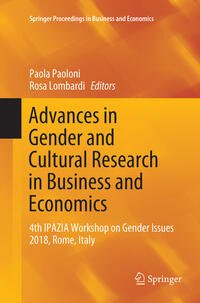 Vorderes Coverbild Advances in Gender and Cultural Research in Business and Economics