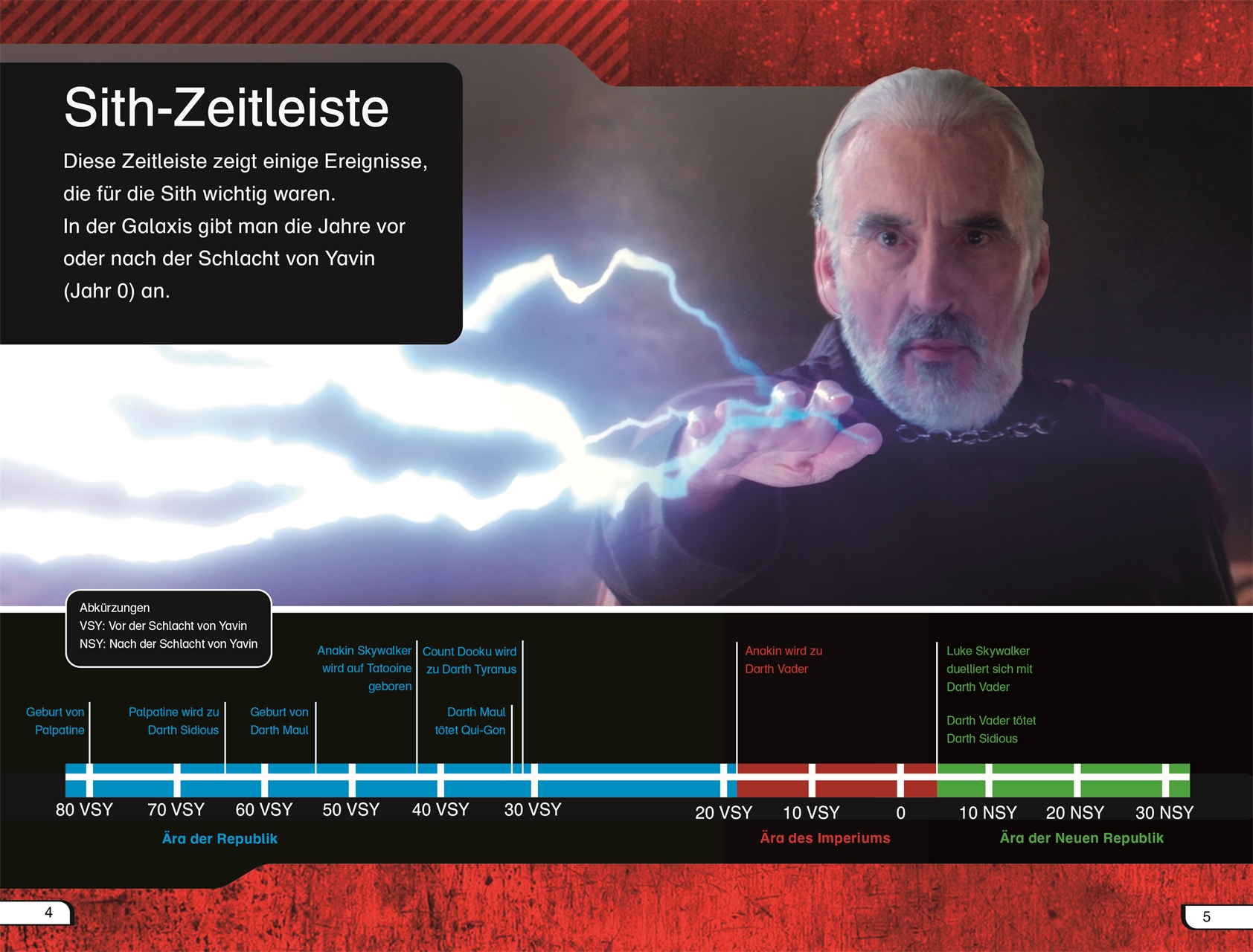 Beispielinhalt (Bild) SUPERLESER! Star Wars™ Die Geschichte der Sith