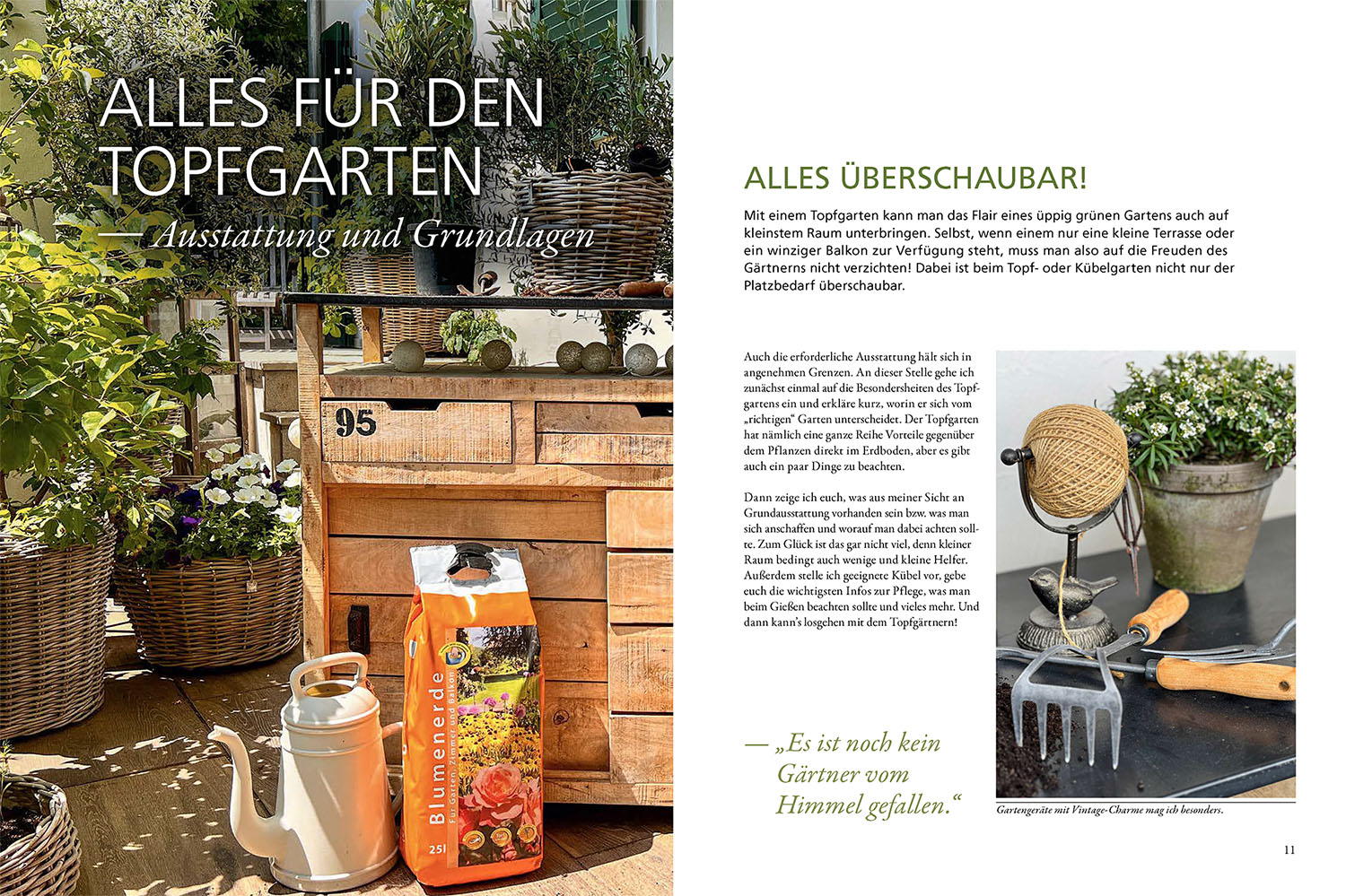 Beispielinhalt (Bild) Mein wunderbarer Topfgarten
