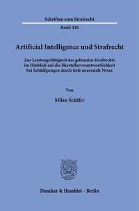 Vorderes Coverbild Artificial Intelligence und Strafrecht.
