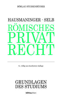Vorderes Coverbild Römisches Privatrecht