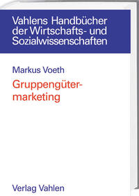 Vorderes Coverbild Gruppengütermarketing