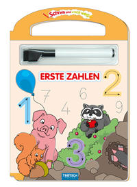 Vorderes Coverbild Trötsch Erste Zahlen Schreib und wisch weg mit Stift
