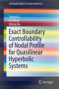 Vorderes Coverbild Exact Boundary Controllability of Nodal Profile for Quasilinear Hyperbolic Systems