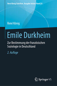 Vorderes Coverbild Emile Durkheim