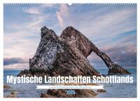 Vorderes Coverbild Mystische Landschaften Schottlands (Wandkalender 2025 DIN A2 quer), CALVENDO Monatskalender