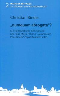Vorderes Coverbild „numquam abrogata“?