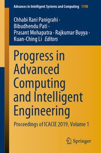 Vorderes Coverbild Progress in Advanced Computing and Intelligent Engineering