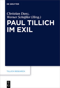 Vorderes Coverbild Paul Tillich im Exil