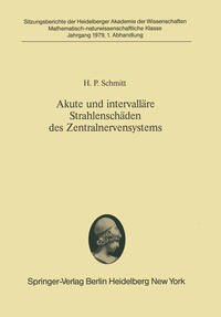 Vorderes Coverbild Akute und intervalläre Strahlenschäden des Zentralnervensystems