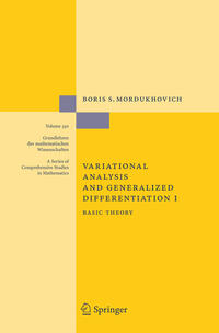 Vorderes Coverbild Variational Analysis and Generalized Differentiation I