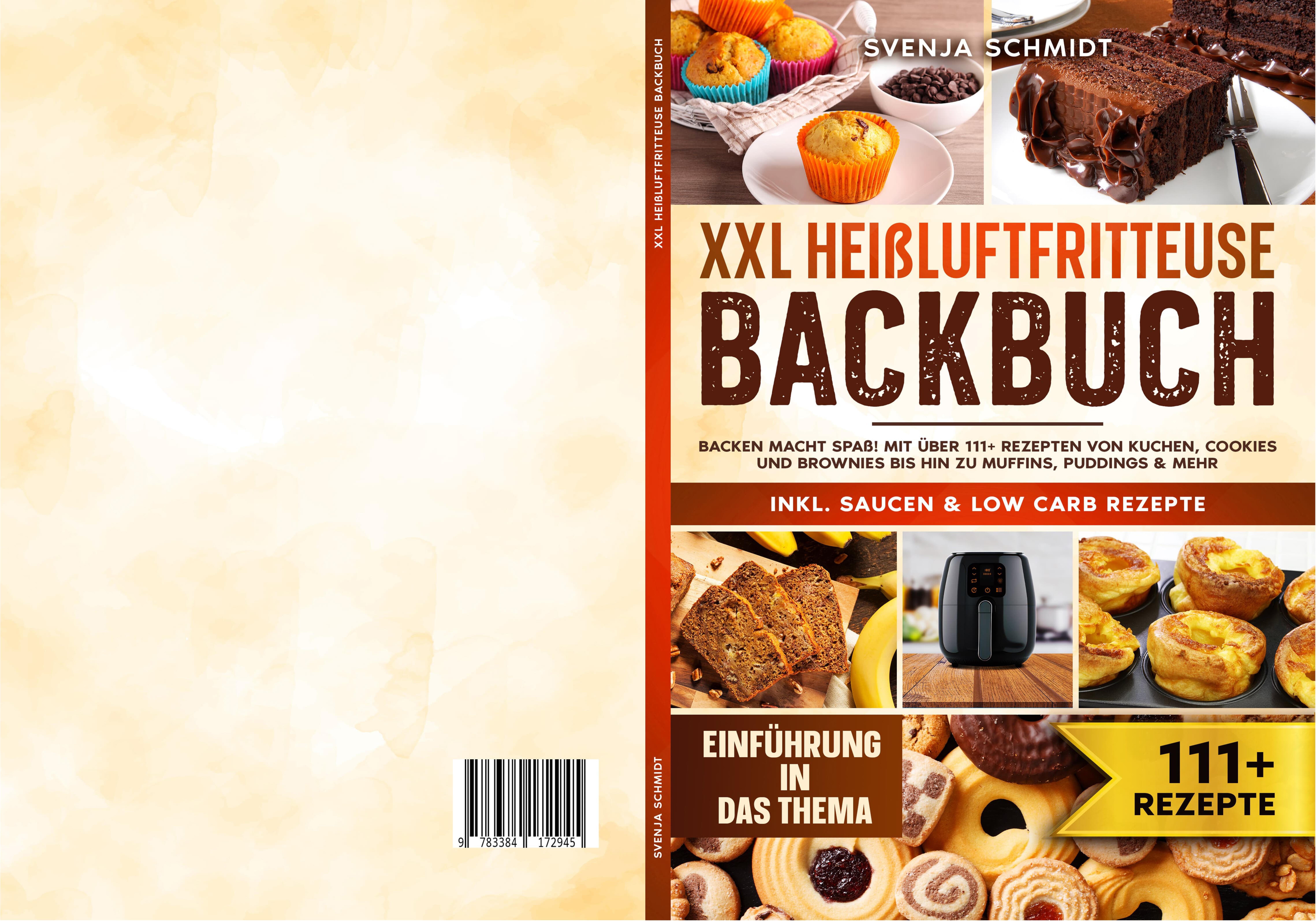 Gesamtes Coverbild XXL Heißluftfritteuse Backbuch