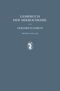 Vorderes Coverbild Lehrbuch der Mikrochemie
